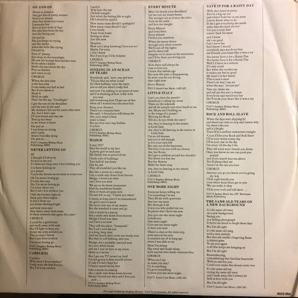 Stephen Bishop – Careless LP vinyl record, image 6 of 6