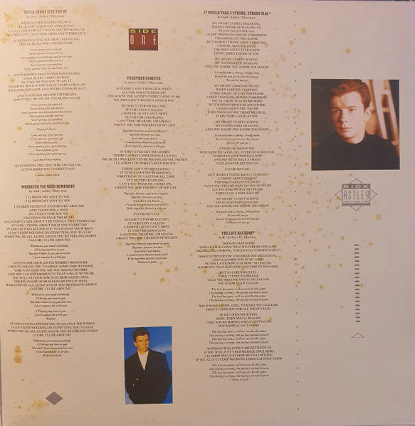 Rick Astley – Whenever You Need Somebody LP vinyl record, image 2 of 10