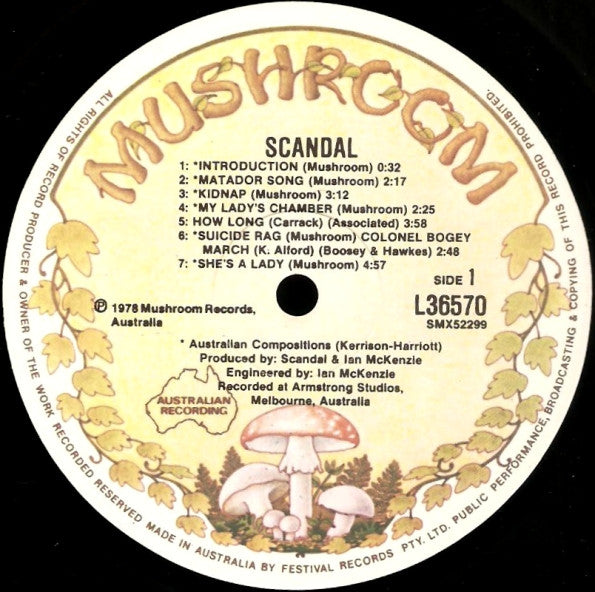 Scandal – Scandal LP vinyl record, image 5 of 6