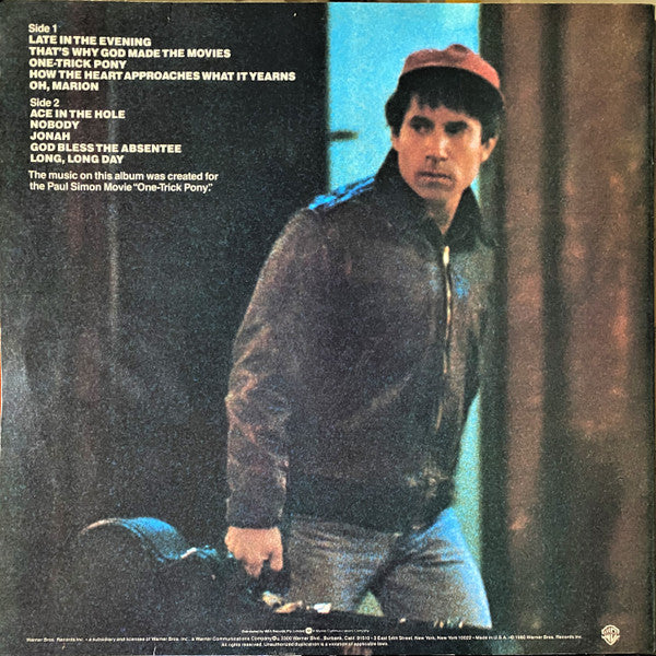 Paul Simon – One-Trick Pony LP vinyl record, image 3 of 8