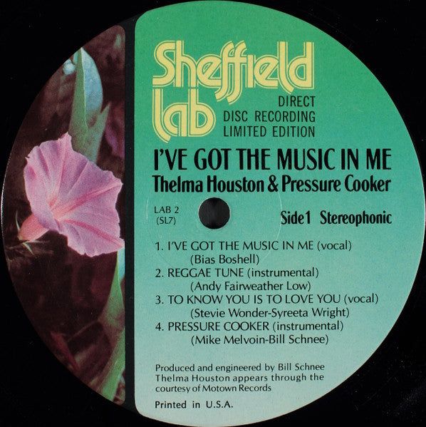 Thelma Houston, Pressure Cooker – I've Got The Music In Me LP vinyl record, image 5 of 6