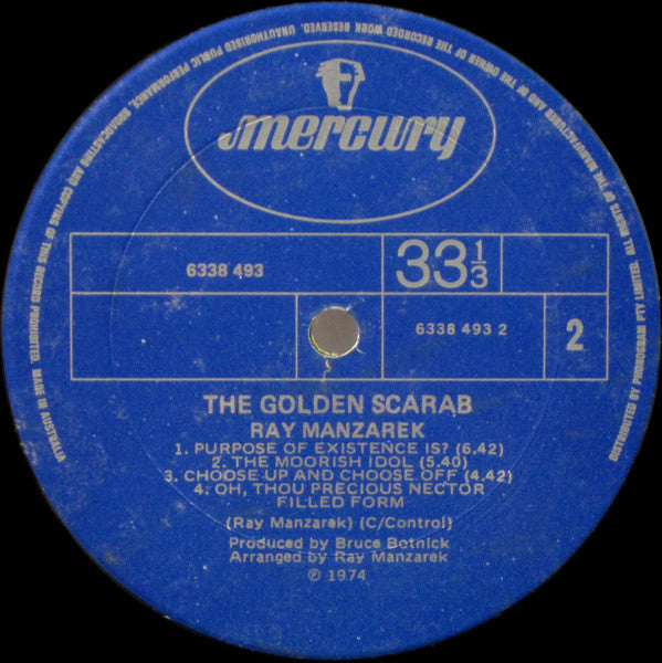 Ray Manzarek – The Golden Scarab LP vinyl record, image 5 of 5