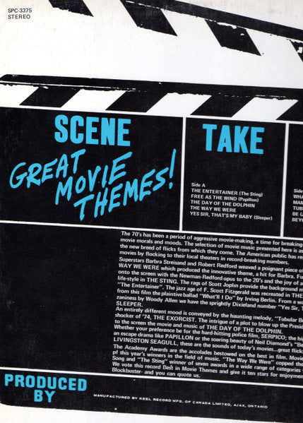 Pickwick Orchestra & Singers – Great Movie Themes! LP vinyl record, image 2 of 4