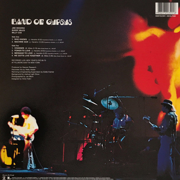 Jimi Hendrix – Band Of Gypsys LP vinyl record, image 5 of 10