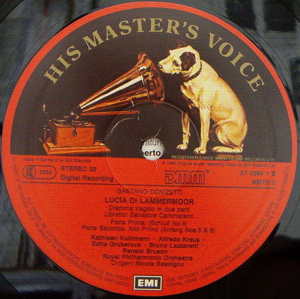 Gaetano Donizetti, Edita Gruberova, Alfredo Kraus, Renato Bruson, Robert Lloyd, The Ambrosian Opera Chorus, Royal Philharmonic Orchestra, Nicola Rescigno – Lucia Di Lammermoor (3xLP) LP vinyl record, image 8 of 10