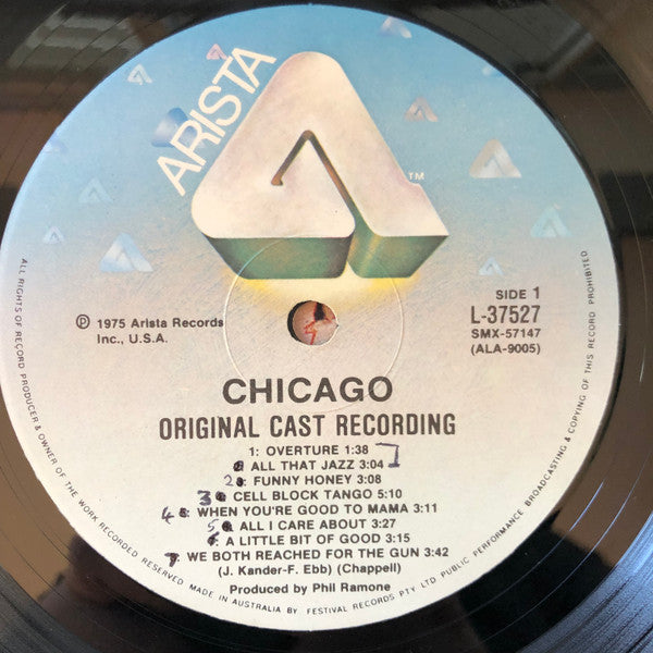 "Chicago" Original Broadway Cast – Chicago (A Musical Vaudeville) LP vinyl record, image 3 of 4