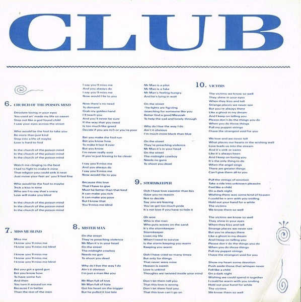 Culture Club – Colour By Numbers LP vinyl record, image 9 of 10