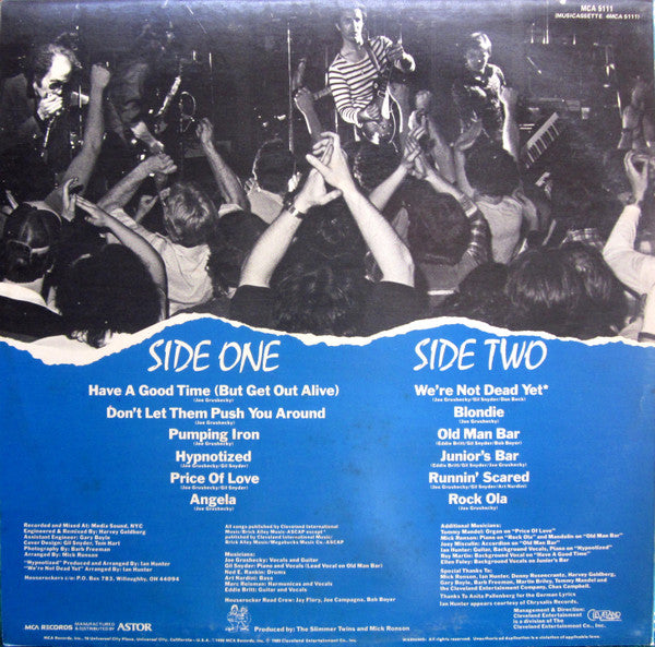 Iron City Houserockers – Have A Good Time (But Get Out Alive) LP vinyl record, image 2 of 4