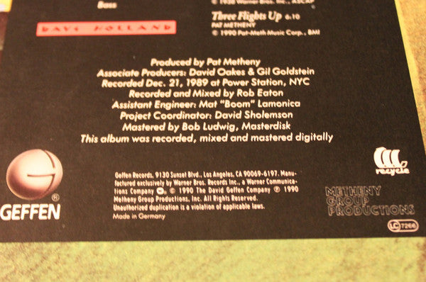 Pat Metheny, Dave Holland, Roy Haynes – Question And Answer LP vinyl record, image 7 of 7