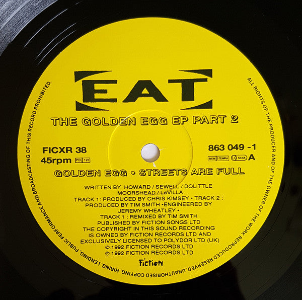 Eat – The Golden Egg EP Part 2 12" vinyl record, image 4 of 5