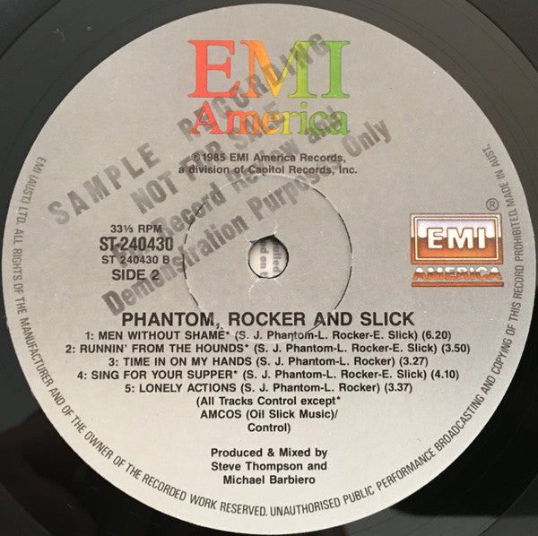 Phantom, Rocker & Slick – Phantom, Rocker & Slick LP vinyl record, image 6 of 6
