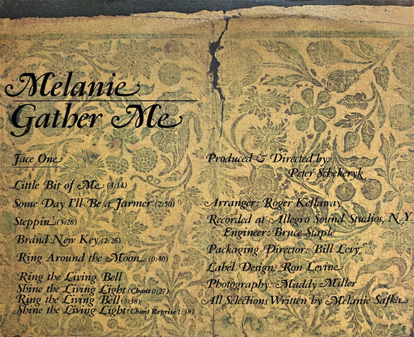 Melanie – Gather Me LP vinyl record, image 4 of 8