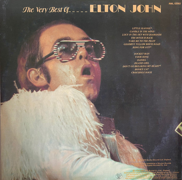 Elton John – The Very Best Of....Elton John LP vinyl record, image 2 of 5