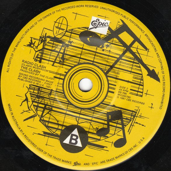 The Clash – This Is Radio Clash 7" vinyl record, image 4 of 4