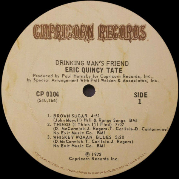 Eric Quincy Tate – Drinking Man's Friend LP vinyl record, image 3 of 8