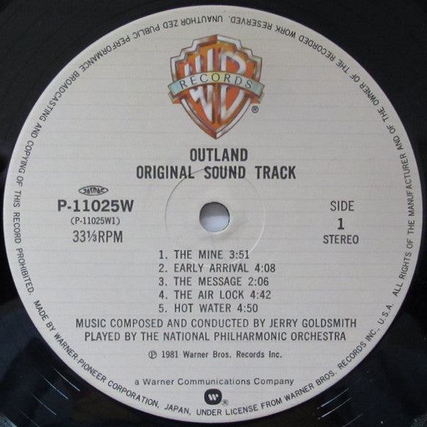 Jerry Goldsmith – Outland (Original Motion Picture Soundtrack) LP vinyl record, image 6 of 7