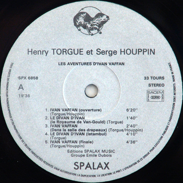 Henry Torgue, Serge Houppin – Les Aventures D'Ivan Vaffan LP vinyl record, image 3 of 3