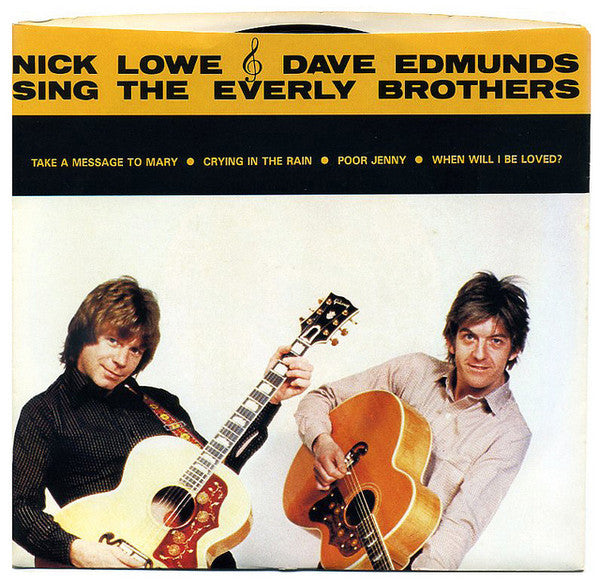 Nick Lowe, Dave Edmunds – Nick Lowe & Dave Edmunds Sing The Everly Brothers 7" vinyl record, image 1 of 4