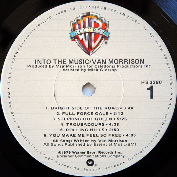 Van Morrison – Into The Music LP vinyl record, image 3 of 6
