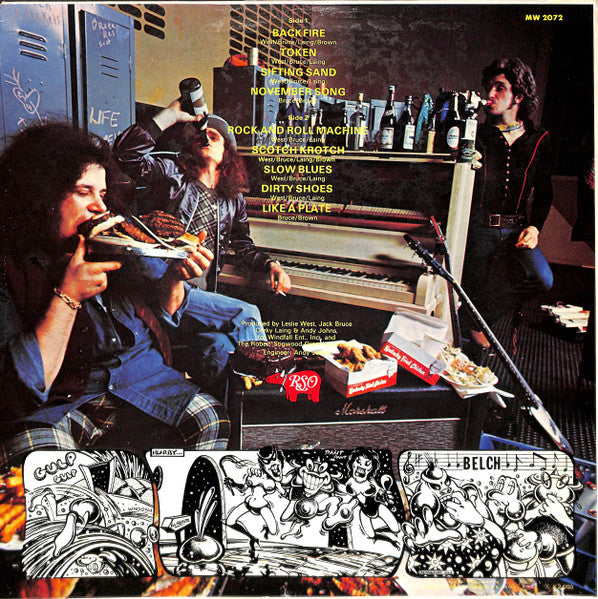 West, Bruce & Laing – Whatever Turns You On LP vinyl record, image 3 of 8