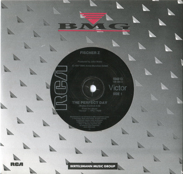 Fischer-Z – The Perfect Day 7" vinyl record, image 3 of 4