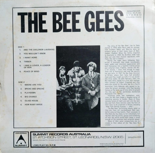 Bee Gees – Bee Gees LP vinyl record, image 2 of 4