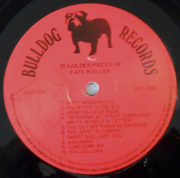 Fats Waller – 20 Golden Pieces Of LP vinyl record, image 3 of 4