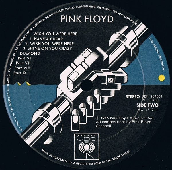 Pink Floyd – Wish You Were Here LP vinyl record, image 6 of 8