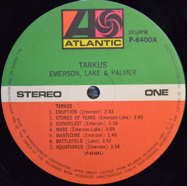 Emerson, Lake & Palmer – Tarkus LP vinyl record, image 6 of 10