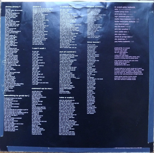 Ric Ocasek – Beatitude LP vinyl record, image 6 of 6