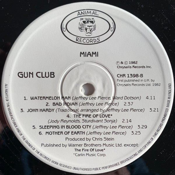 The Gun Club – Miami LP vinyl record, image 4 of 6