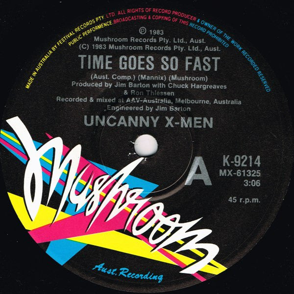 Uncanny X-Men – Time Goes So Fast 7" vinyl record, image 3 of 4