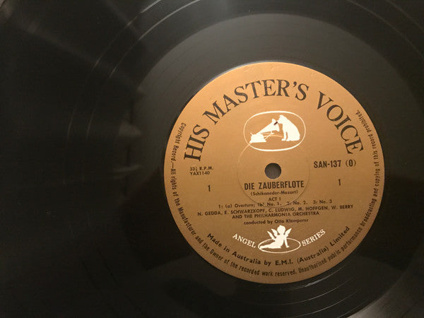 Wolfgang Amadeus Mozart, Otto Klemperer, Wilhelm Pitz, Philharmonia Orchestra, Philharmonia Chorus, Nicolai Gedda, Gerhard Unger, Walter Berry, Gundula Janowitz, Lucia Popp, Elisabeth Schwarzkopf, Christa Ludwig, Ruth-Margret Pütz, Marga... LP vinyl record, image 6 of 9
