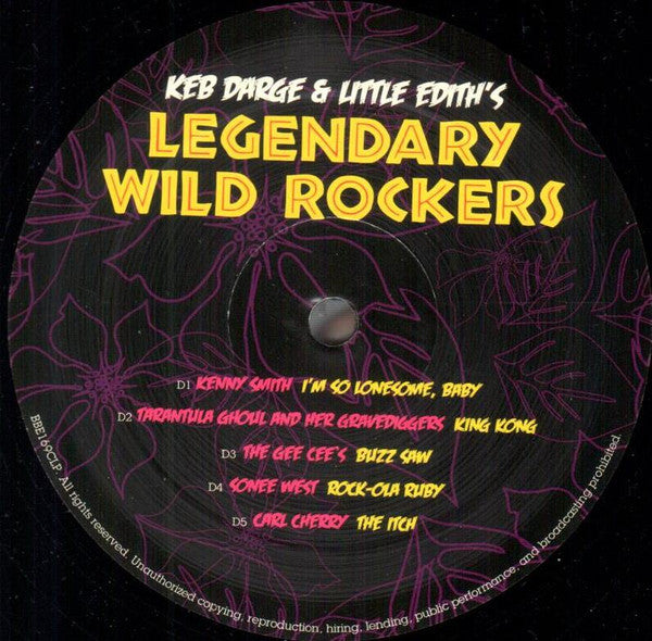 Keb Darge, Little Edith – Keb Darge & Little Edith's Legendary Wild Rockers (2xLP) LP vinyl record, image 7 of 7