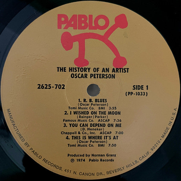 Oscar Peterson – The History Of An Artist (2xLP) LP vinyl record, image 5 of 8