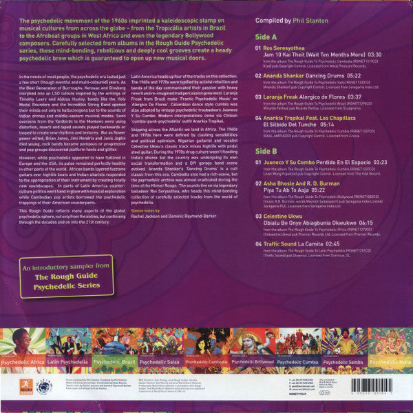 Various – The Rough Guide To A World Of Psychedelia LP vinyl record, image 2 of 4