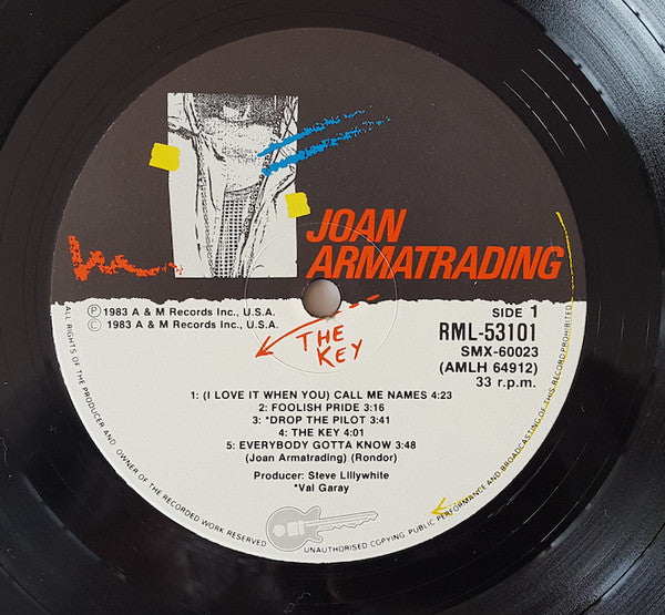 Joan Armatrading – The Key LP vinyl record, image 3 of 7