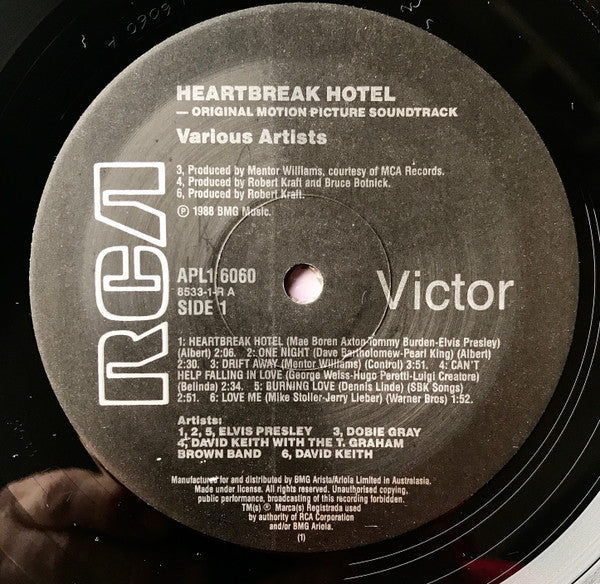 Various – Heartbreak Hotel (A Rock And Roll Fantasy) LP vinyl record, image 3 of 4