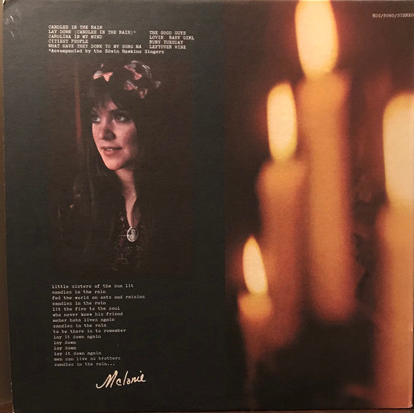 Melanie – Candles In The Rain LP vinyl record, image 4 of 6
