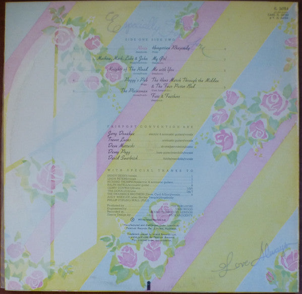 Fairport Convention – Rosie LP vinyl record, image 2 of 4