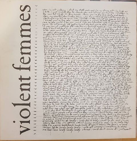 Violent Femmes – Violent Femmes LP vinyl record, image 2 of 7