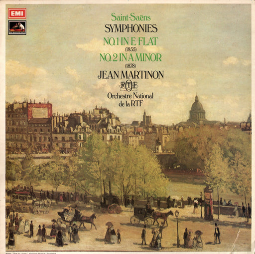 Camille Saint-Saëns, Jean Martinon, Orchestre National De France – Symphonies - No. 1 In E Flat / No. 2 In A Minor LP vinyl record, image 1 of 4