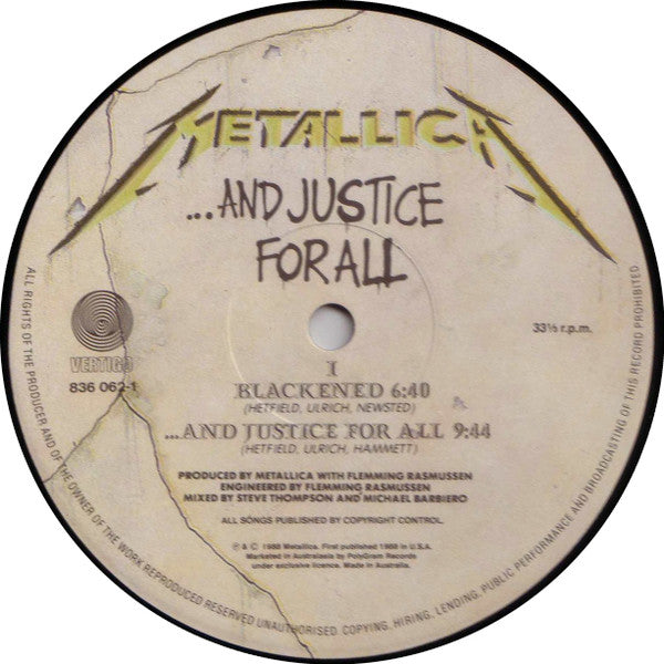 Metallica – ...And Justice For All (2xLP) LP vinyl record, image 3 of 9
