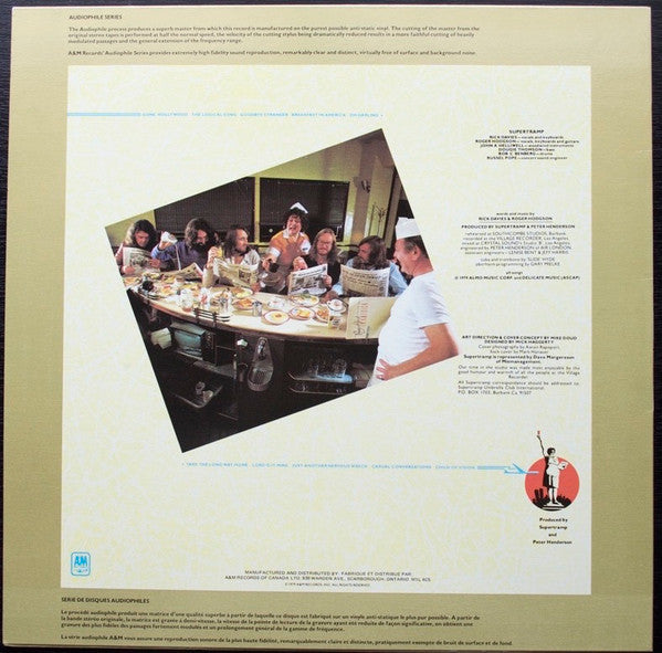 Supertramp – Breakfast In America LP vinyl record, image 2 of 4