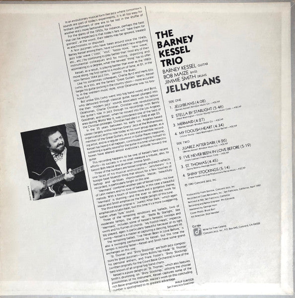 The Barney Kessel Trio – Jellybeans LP vinyl record, image 2 of 4
