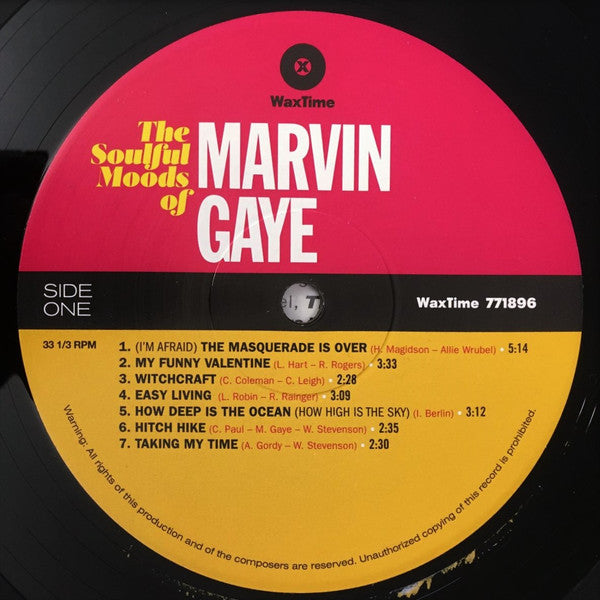 Marvin Gaye – The Soulful Moods Of Marvin Gaye LP vinyl record, image 3 of 6