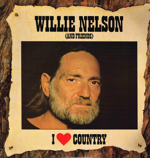 Willie Nelson, Guests – I Love Country LP vinyl record, image 1 of 4