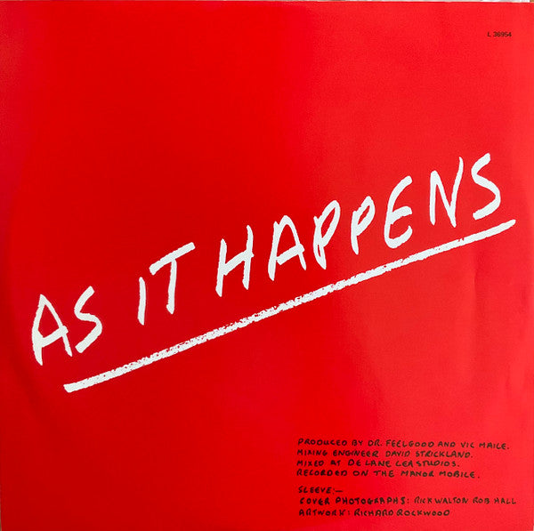 Dr. Feelgood – As It Happens LP vinyl record, image 5 of 6