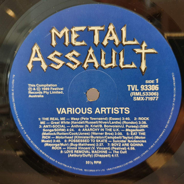 Various – Metal Assault LP vinyl record, image 3 of 6