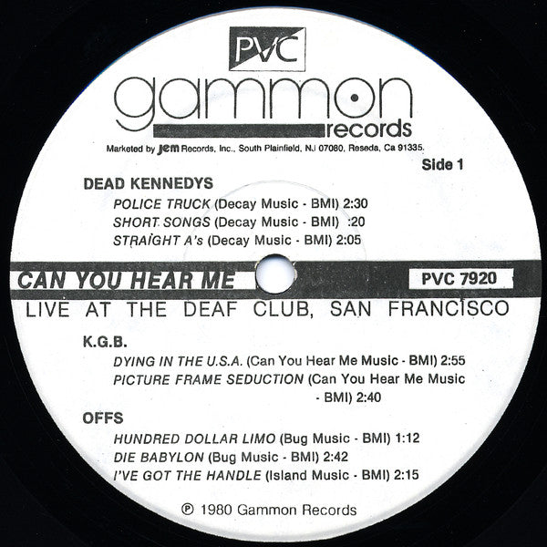 Various – Can You Hear Me? Music From The Deaf Club LP vinyl record, image 4 of 6